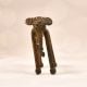 Vintage Brass Small Long Elephant Statue for Home Decor